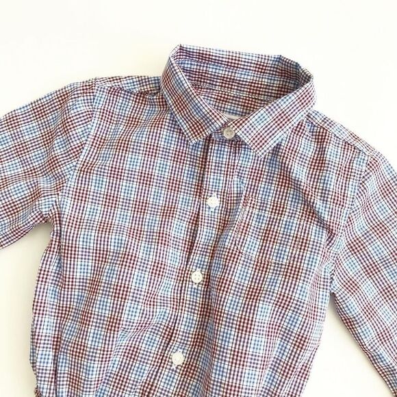 Janie & Jack Scottie Park button shirt EUC 6-12m - Picture 2 of 4